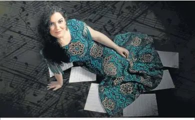  ?? ?? La soprano jerezana Máriam Guerra estará el 22 de diciembre en el Teatro Villamarta con Carmina Burana.