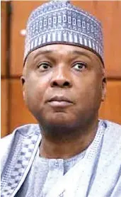  ??  ?? Senate President, Saraki