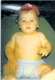  ??  ?? William O’Sullivan as a baby.