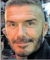  ??  ?? STARRY-EYED: Beckham