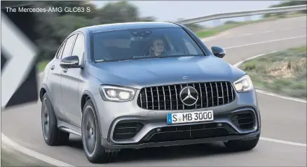  ??  ?? The Mercedes-amg GLC63 S