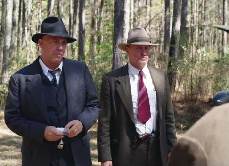  ?? NETFLIX ?? The odd-couple banter between Kevin Costner, left, and Woody Harrelson is the best thing in Netflix’s new movie The Highwaymen.