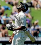  ?? AP ?? Jeet Raval’s century-making ability at Plunket Shield level has yet to transfer to the test arena.