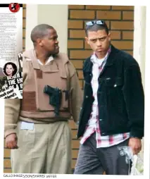  ??  ?? GALLO IMAGES/SON/SHARIEF JAFFER ABOVE: Cheslyn Williams (right) at a court appearance after being arrested for the murder of guesthouse owner Renate Kellerman. ABOVE LEFT: How YOU reported on the gruesome crime in 2006.