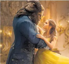  ??  ?? Imagen promociona­l de la película ‘La bella y la bestia’.