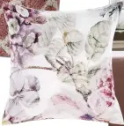  ??  ?? Floral cushion The French Bedroom Company, £39