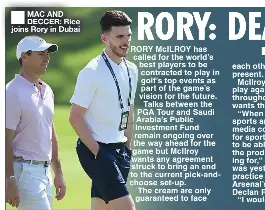 RORY: DEAL ME IN TO FACE WORLD’S BEST - PressReader