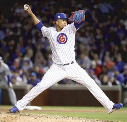  ?? | JONATHAN DANIEL/ GETTY IMAGES ?? Cubs reliever Pedro Strop is likely to have four spring appearance­s at most before the season opens.
