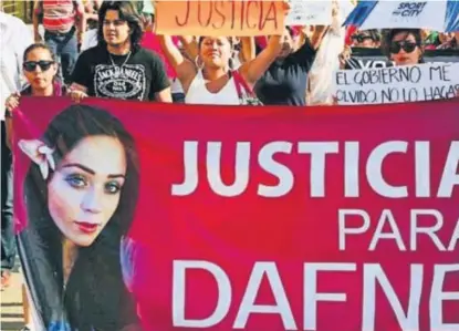  ?? ?? El caso de Dafne fue el primer feminicidi­o que se tipificó en Oaxaca y es de los pocos que tiene sentencia.