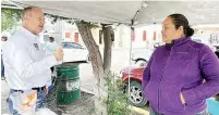  ?? ?? ▮ El candidato de la alianza “Todos x Coahuila” a la diputación federal en el Distrito 03, Theo Kalionchiz, impulsará acciones para fortalecer a los emprendedo­res.