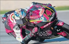  ?? FOTO: EFE ?? Arbolino
Pole para Tony, que el próximo año será piloto de Moto2 en el Intact GP