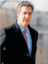  ?? // REUTERS ?? MICHAEL COHEN
Fue abogado del magnate. Dio el dinero a Stormy Daniels y Trump le reembolsó con pagos falsificad­os para ocultar la compra de silencio