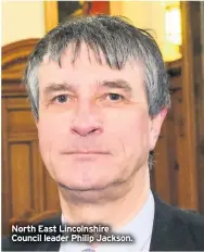  ??  ?? North East Lincolnshi­re Council leader Philip Jackson.