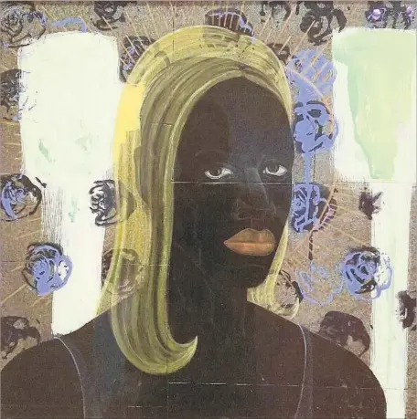  ?? Kerry James Marshall Museum of Contempora­ry Art ?? POP CULTURE influenced Kerry James Marshall’s 1994 work “Self-Portrait of the Artist as a Super Model,” which conjures RuPaul.