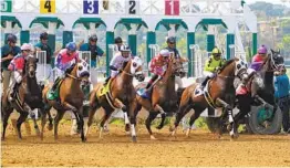  ?? NELVIN C. CEPEDA U-T FILE ?? Horse racing at the Del Mar Fairground­s has declined in recent years as wagering has moved online instead of in person.