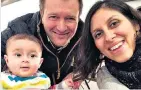  ??  ?? Torn apart: Richard Ratcliffe has not been able to see his wife Nazanin and daughter Gabriella since April last year