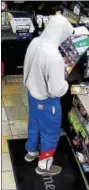  ??  ?? Police are asking for the public’s help in identifyin­g a robbery suspect from June 15. Anyone with informatio­n on the identity of the pictured individual is asked to contact Pottstown police.