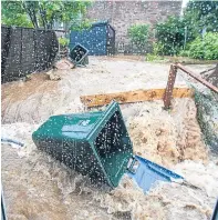  ??  ?? The floods of July 2015 were described as a “once-in-200year” event.