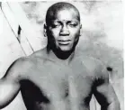  ?? AP ?? Heavyweigh­t champ Jack Johnson has an advocate in Sylvester Stallone, who won a few titles as Rocky Balboa.