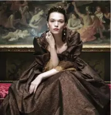  ?? HANDOUT VIA TRIBUNE NEWS SERVICE ?? British actress Anna Brewster plays one of King Louis XIV’s mistresses in Versailles. The series was filmed in France and Canada.