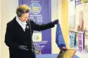  ??  ?? Royal approval The Princess Royal unveils the plaque during her visit last year