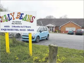  ??  ?? Jelly Beans Day Nursery in Ashford has been downgraded by Ofsted