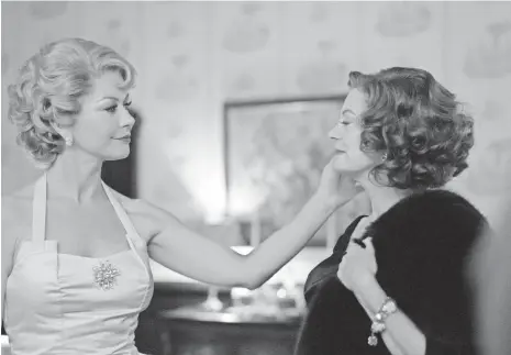  ?? SUZANNE TENNER, FX NETWORKS ?? Catherine Zeta-Jones, left, stars as Olivia de Havilland with Susan Sarandon as Bette Davis in FX’s Feud. The eight-part series explores the rivalry between Joan Crawford and Davis, starting with What Ever Happened to Baby Jane?