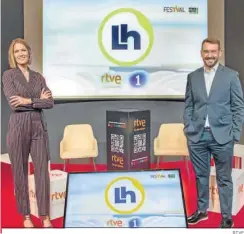  ?? RTVE ?? Silvia Intxaurron­do y Marc Sala, los nuevos rostros del magacín de La 1.