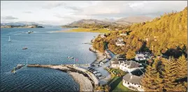  ??  ?? The Pierhouse Hotel and Seafood Restaurant at Port Appin makes the most of local produce and gives guests stunning views of the isles of Lismore and Mull.