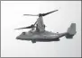  ??  ?? A US Marine Corps MV-22 Osprey aircraft