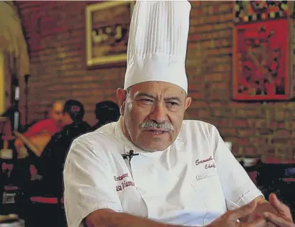  ?? PROVIDED PHOTOS ?? Chef Samuel Linares, chef- proprietor of La Casa de Samuel in Little Village.