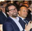  ??  ?? Mikkel Svane with Leo Varadkar at the Zendesk opening. Photo: Naoise Culhane