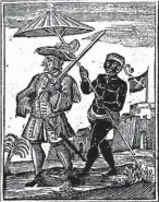  ??  ?? Woodcut of Captain Every from A General History of the Pyrates (1725)