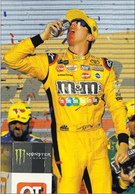  ?? Rick Scuteri ?? The Associated Press Las Vegan Kyle Busch, the 2015 NASCAR Cup Series champion, is one of four drivers in contention for this year’s title in Sunday’s Ford Ecoboost 400 at Homestead, Fla.