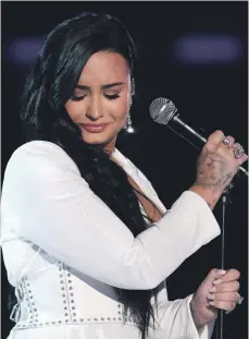  ?? ?? Demi Lovato ha estado en tratamient­o para la adicción.