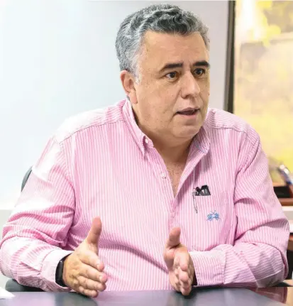  ?? FOTO ?? Jaime Alberto Peláez Espinosa, gerente de Internexa, estima que en unos siete años esta empresa generará el 15 % de los ingresos totales de ISA, su casa matriz.