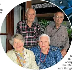  ?? DEBRA NELL ?? Francie, Alick, Patsy, and Mac grew up in Tauranga, but have spent many years living in separate parts of New Zealand.