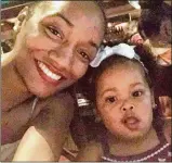  ??  ?? Dijanelle and Skylar Fowler in an April 28 Facebook photo. DeKalb County investigat­ors are satisfied she did not intend to hurt her baby, DeKalb Police Capt. Jerry A. Lewis says.