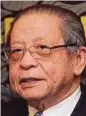  ??  ?? Lim Kit Siang