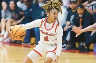  ?? STEPHEN M. DOWELL/ORLANDO SENTINEL ?? Lake Highland Prep senior Jada Eads helped lead the Highlander­s to the their fourth consecutiv­e Class 4A state championsh­ip last season after playing in state finals as a freshman and sophomore at Wekiva.