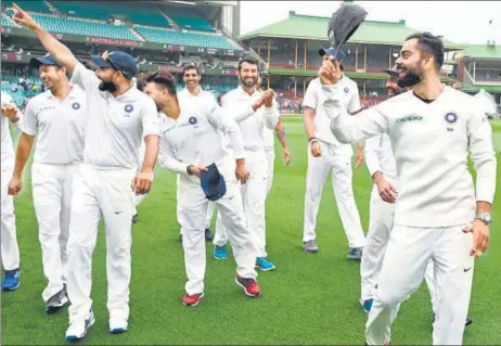  ?? AFP ?? A standout factor in India’s historic Test series win Down Under was the way skipper Virat Kohli and Cheteshwar Pujara countered the Australia seamers.