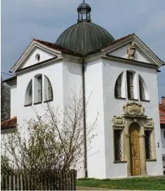  ?? Foto: Münzenried­er ?? Kleine Wallfahrts­kirche mit großem Baumeister: Johann Jakob Herkommer baute das Gotteshaus in Sameister.