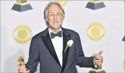  ?? AP PHOTO ?? In this Jan. 28 file photo, president of The Recording Academy Neil Portnow poses in the press room at the 60th annual Grammy Awards in New York. The Recording Academy is reassuring its members that they are not behind the music industry when it comes...