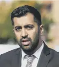  ??  ?? 0 Humza Yousaf says a report will be published in the spring