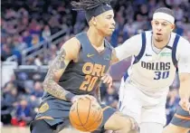  ?? STEPHEN M. DOWELL/ORLANDO SENTINEL ?? Magic point guard Markelle Fultz said he’ll try to attack the Nets’ defense Monday night the same way he did when the teams met Jan. 6 in Orlando.