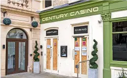  ?? Pic: Artur Lesniak ?? Century Casino on Saw Close closed in March 2020 amid the first coronaviru­s lockdown