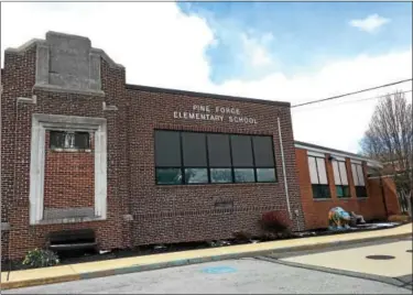  ?? REBECCA BLANCHARD — DIGITAL FIRST MEDIA ?? The Boyertown Area School District may close Pine Forge Elementary School as part of a cost-saving measure.