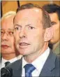  ?? AFP ?? Australian PM Tony Abbott.