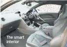  ??  ?? The smart interior