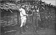  ?? ?? An Australian with a Solomon Islander in 1927.